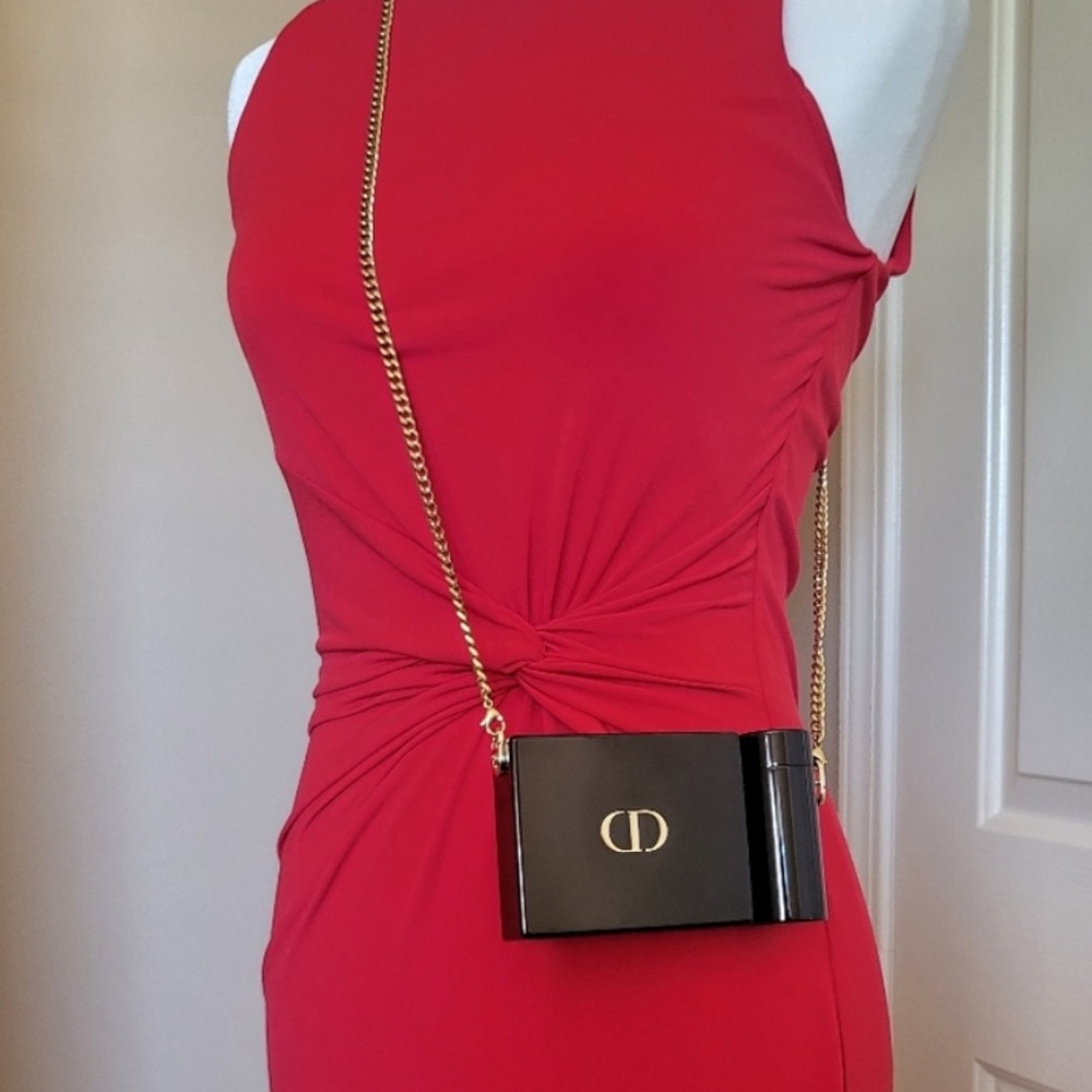 Dior Black and Gold Minaudière - Picture 9 of 10